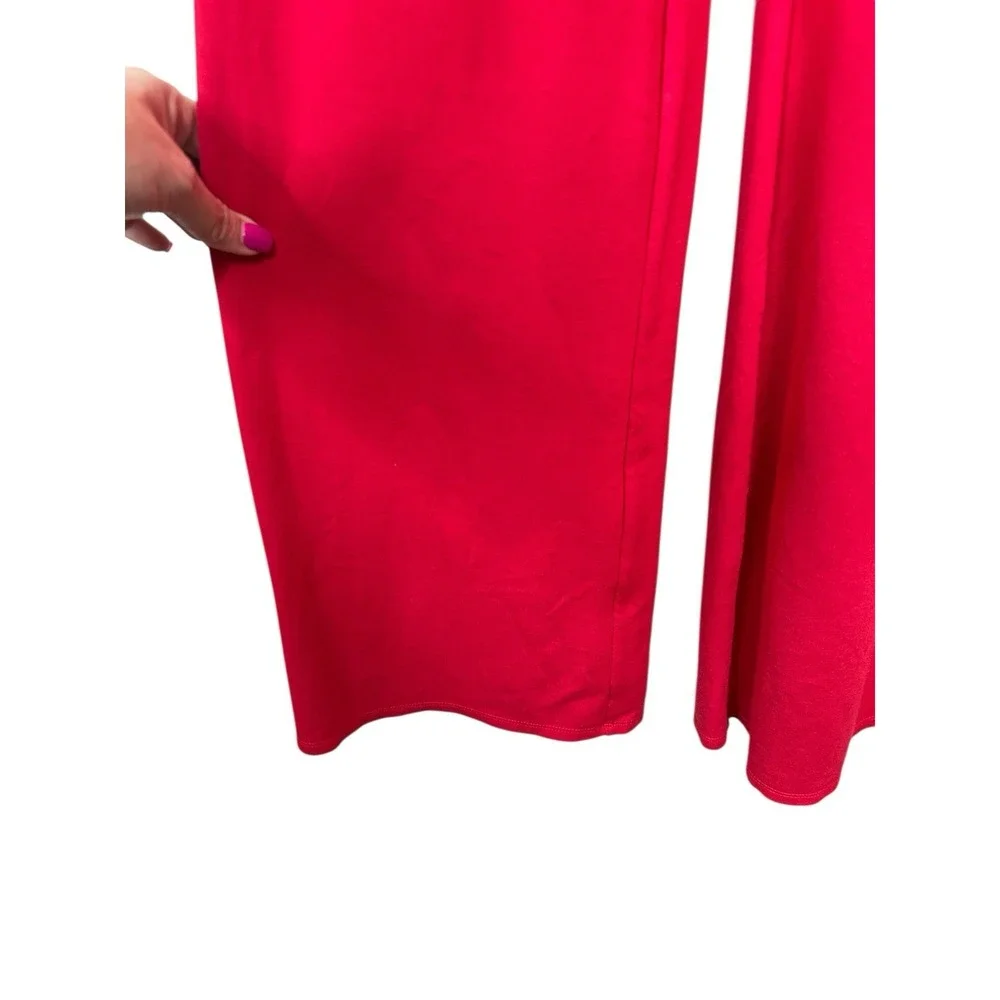 Lovers And Friends Lavinia Jumpsuit Red Classic Party Flare SMALL Spring Summer - Picture 6 of 13